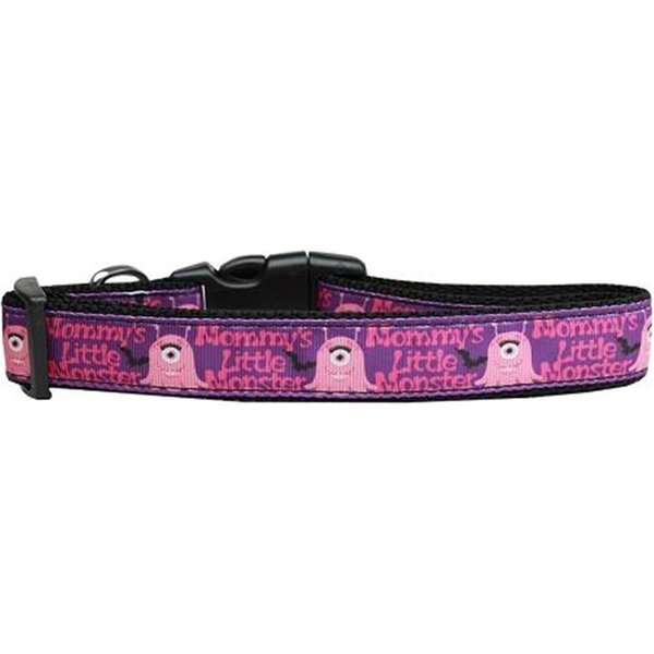 Unconditional Love Mommys Little Monster Nylon Dog CollarMedium UN742522